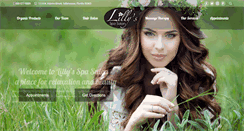 Desktop Screenshot of lillysspasalon.com